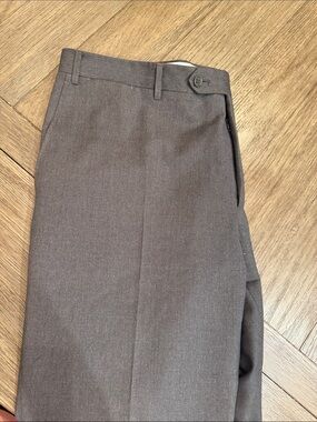 Canali Men's Brown Flat-Front Dress Shorts